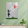 Wallity Cuadro Decorativo de Banksy en Cristal Templado 70 x 100 cm
